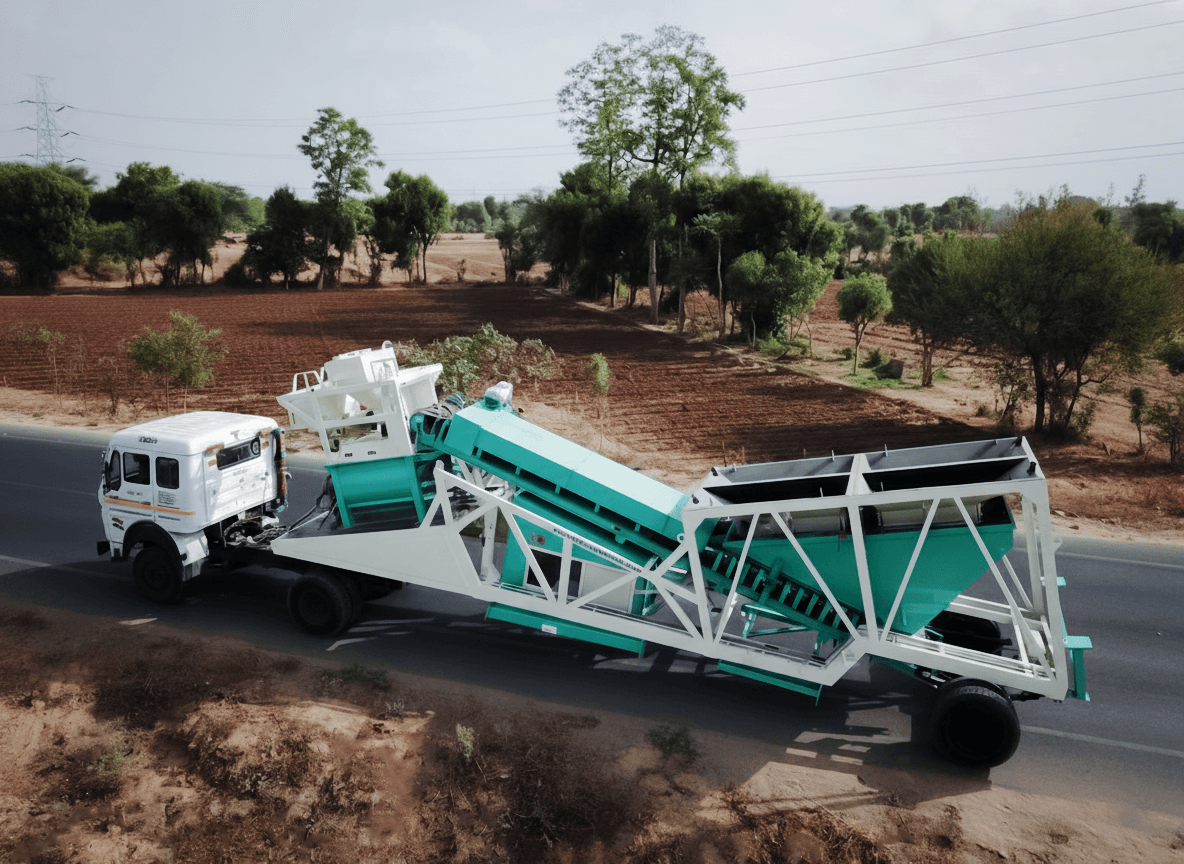Mobile Concrete Batching Plants
