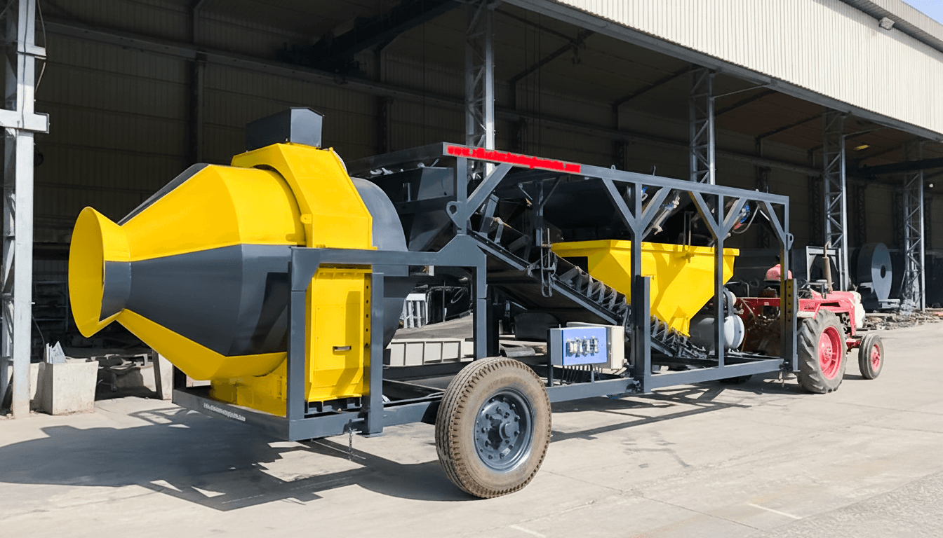 Reversible Mixer Concrete Plants