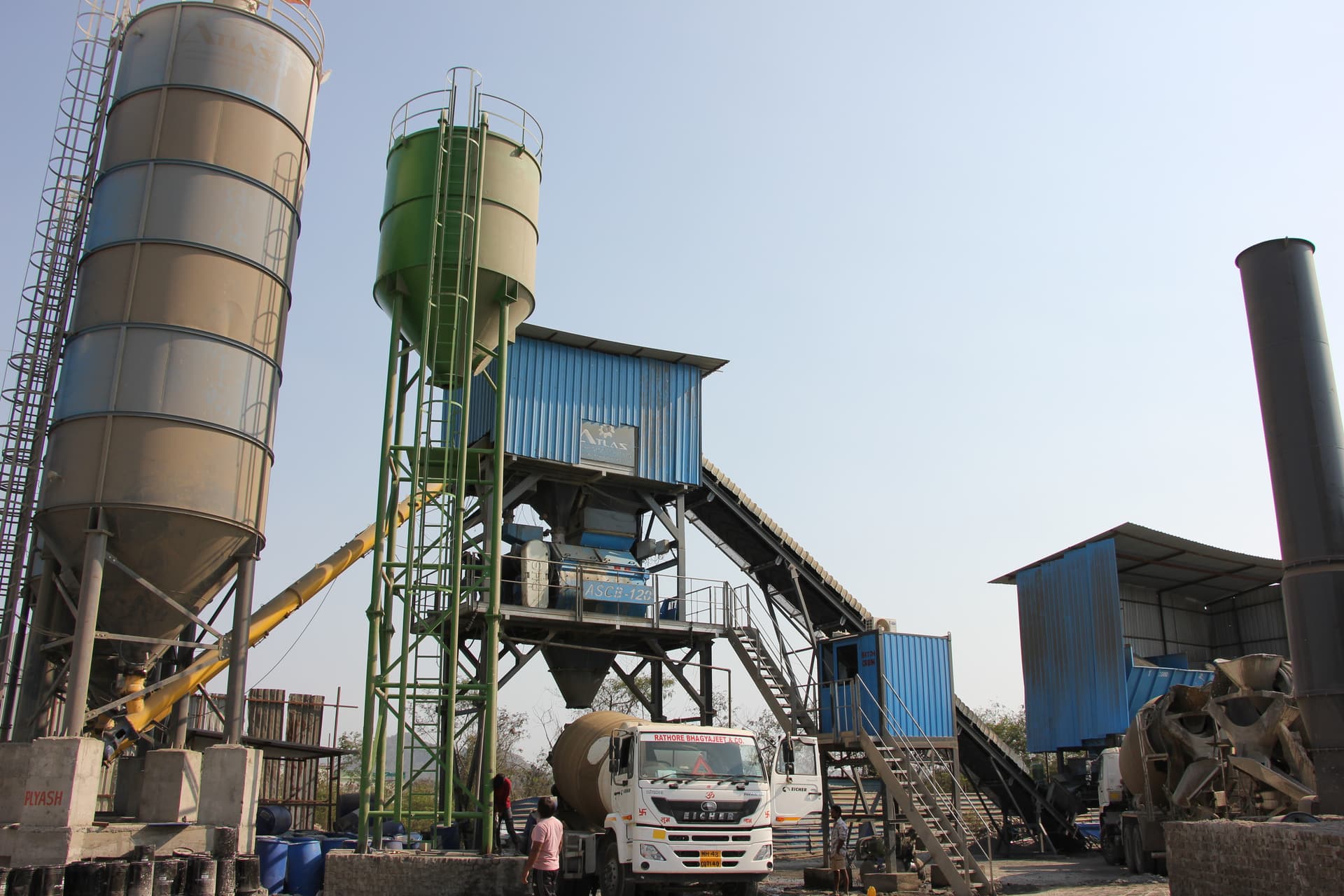 Stationary Concrete Batching Plants