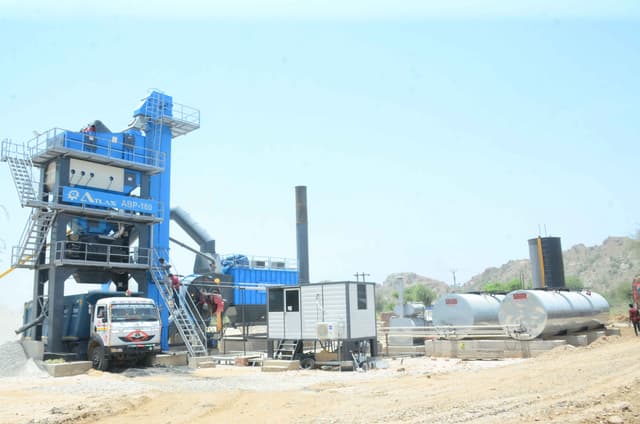 160 TPH Asphalt Batch Mix Plant: Atlas Fast-Track Delivery Case Study from Gandhinagar