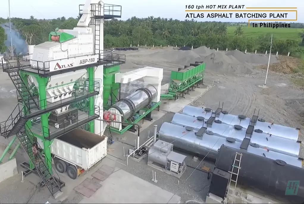 160 TPH asphalt plant output infographic 3