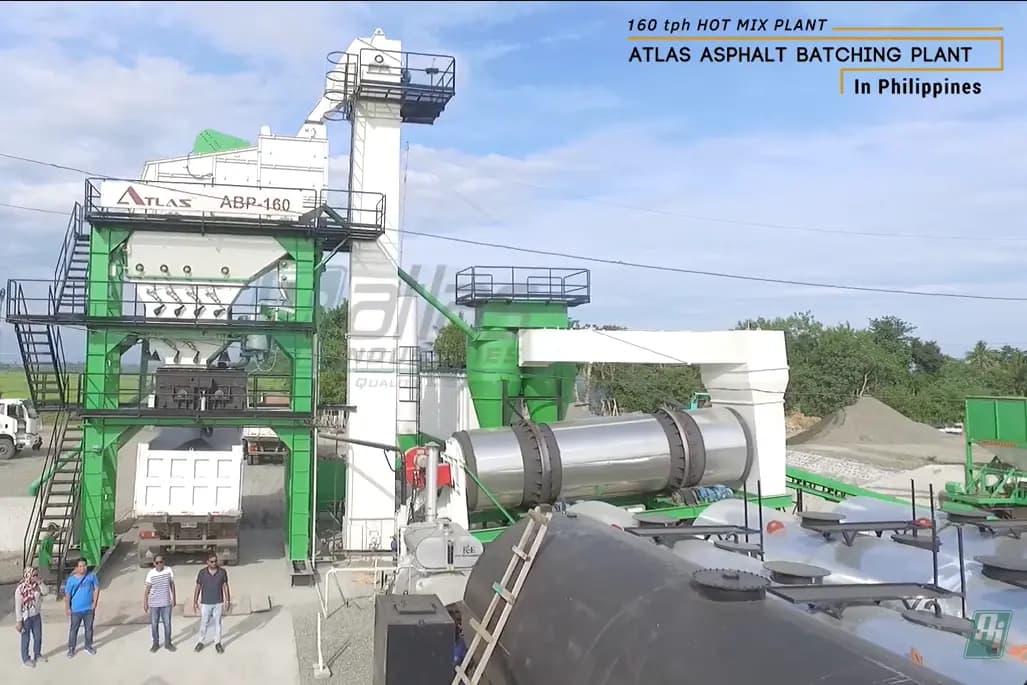 160 TPH asphalt plant output infographic 2