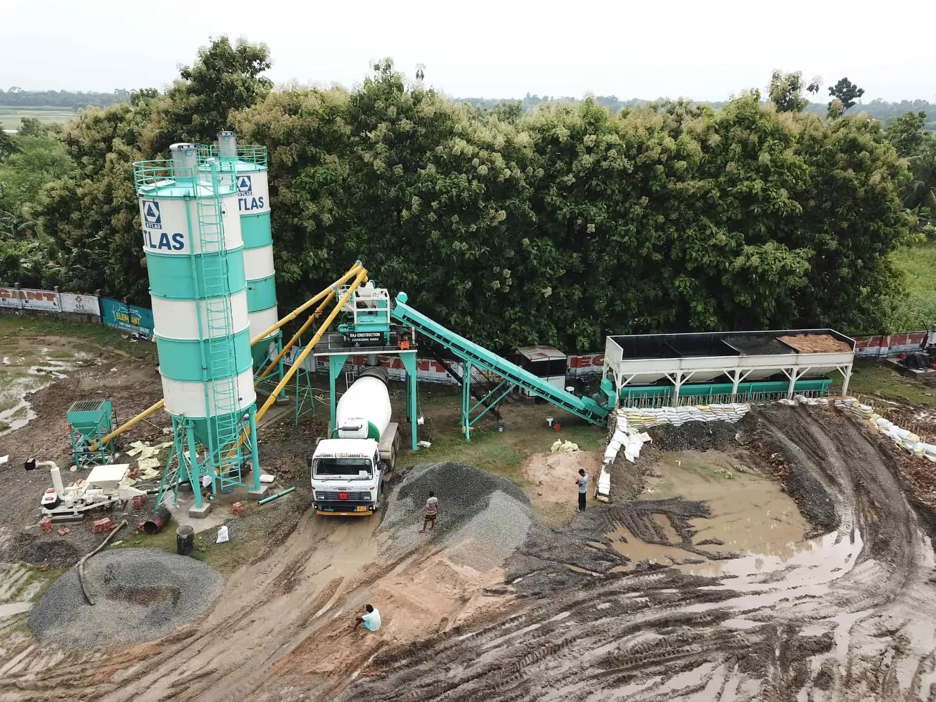 Stationary concrete batching plant cost comparison