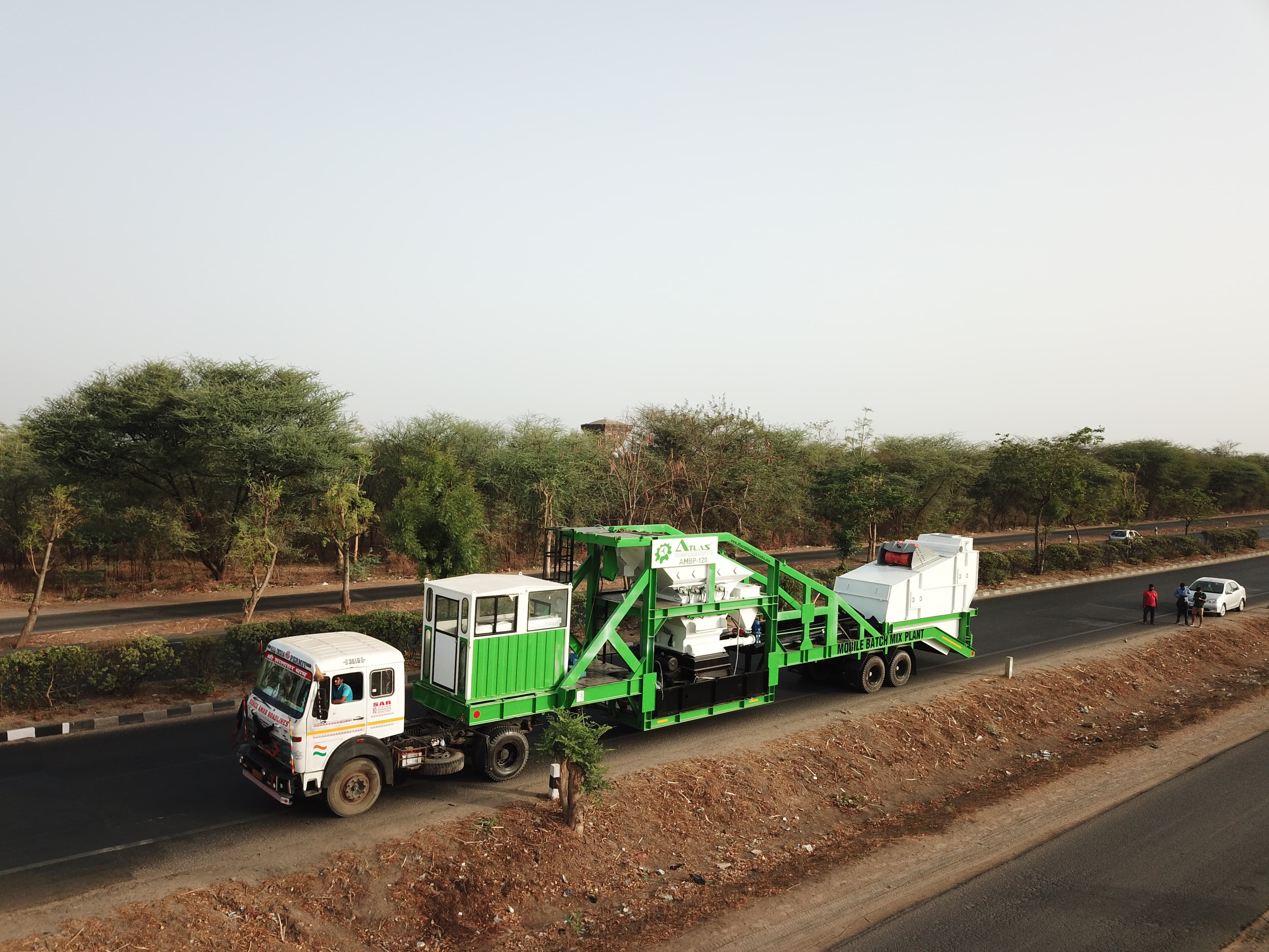 Mobile Concrete Batching Plant