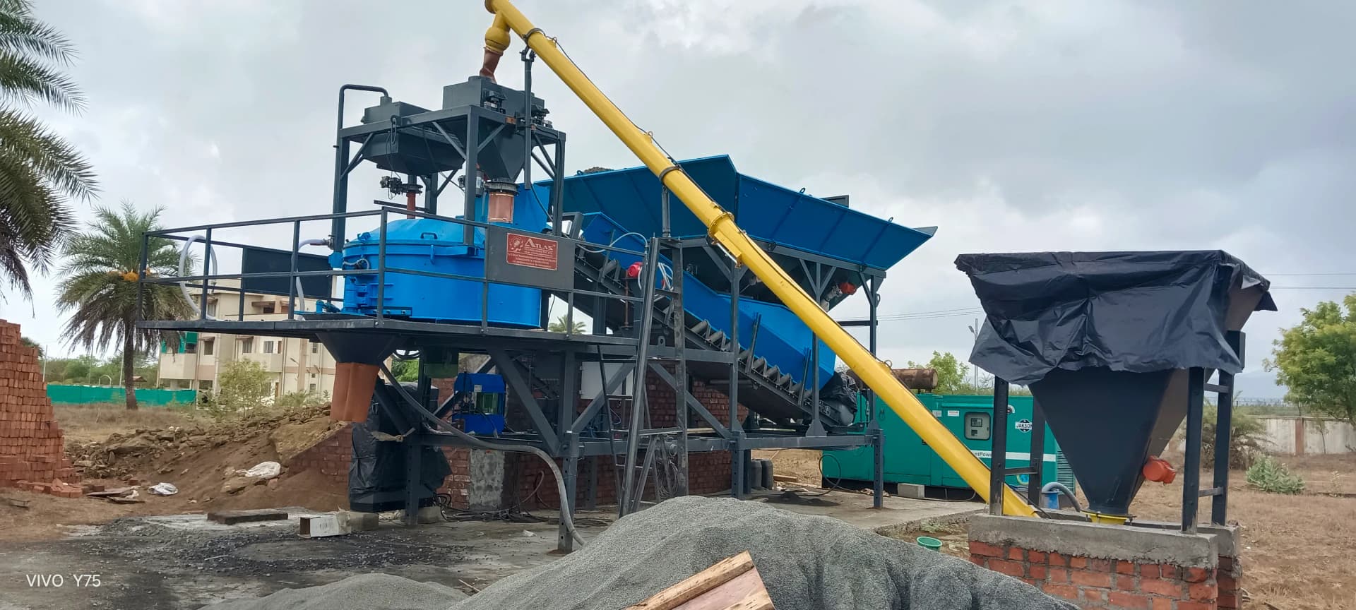 Concrete batching plant — Atlas Technologies ASCP 60-90